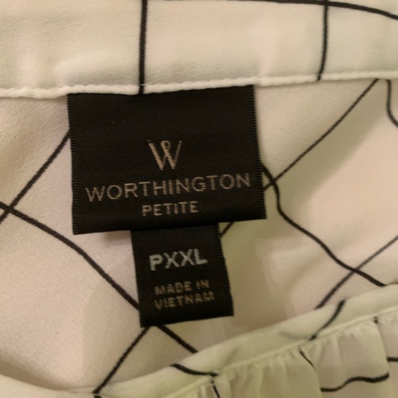 Windowpane blouse - Picture 2 of 2